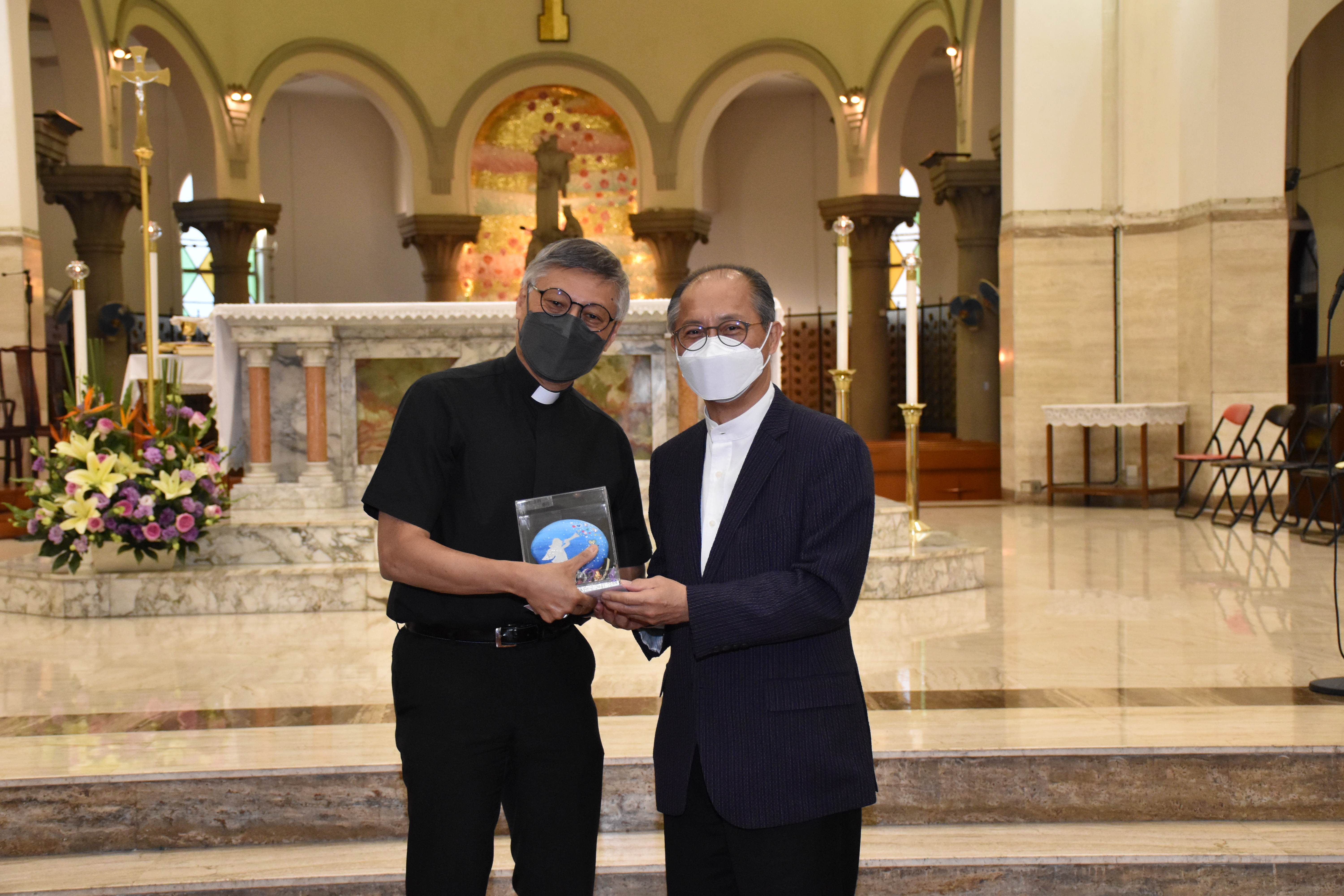 周守仁樞機及扶康會會長葉恩明醫生